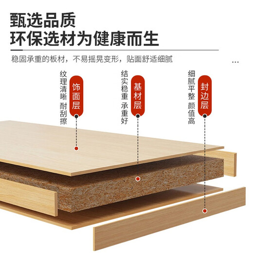 Zimulin simple modern office desk and chair combination boss desk elegant desk manager supervisor computer desk single desk desk total length 1.6 meters gray oak color