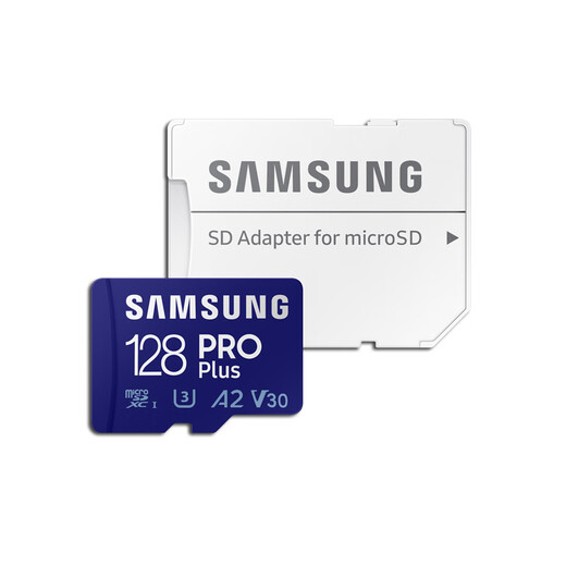 Samsung (SAMSUNG) high-speed memory card TF card A2 180M supports 4K DJI drone memory card V30 U3 pocket3/action4 action camera dedicated SD card Blue card 128G+3.0 card reader