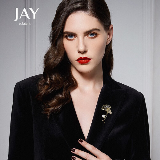 Jay brooch, high-end corsage, suit coat accessories, birthday gift for mother, mother-in-law, elders