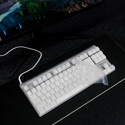 Shengpai Couverture complète Cherry (Cherry) MX Board 8.0 G80-3888 3880 Film de protection du clavier mécanique 87 Cherry 8.0 Silicone transparente