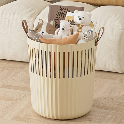 Ou Runzhe dirty clothes basket large cream style bathroom dirty clothes basket clothes storage rack basket storage basket large yellow