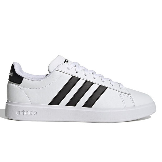 Adidas lässige Schuhe Herrenschuhe 2025 Sommer neue Sportschuhe modische Drei-Tripe-Low-Top-Schuhe GW9195 Weiß und Schwarz 40 (245 mm)