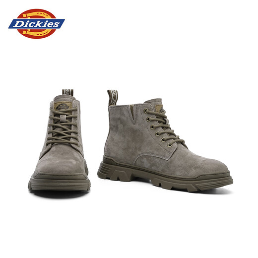 Dickies Martin Boots Herrenschuhe Herbst und Winter Neue Retro -vielseitige Stiefel Herren trendige Arbeitsstiefel High Top Herrenschuhe hellbraune Farbe 43 [eine Größe größer, geeignet für Sportschuhe 44]