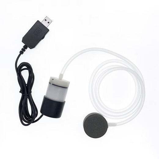 潮鸣（CHAOMING）刘不丁USB鱼缸养鱼超静音家用增氧泵小型便携户外钓鱼氧气泵可接 无极调速版- 4CM气盘 0.5-2.5