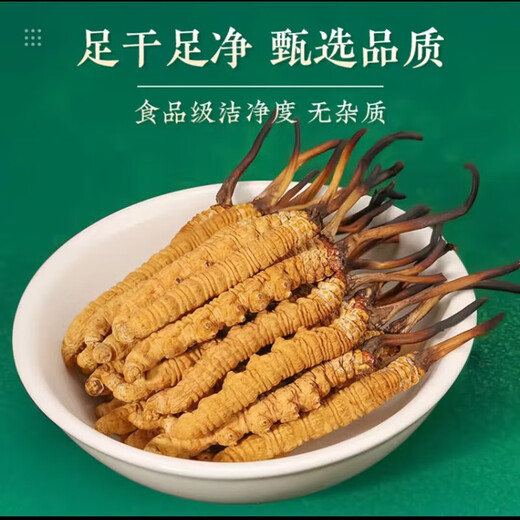 
Cordyceps sinensis, high-altitude cordyceps dry goods in Tibetan areas, nourishing gift boxes, 3 sticks per gram, 40 sticks gift boxes
