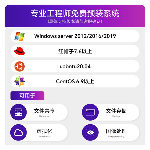 超聚变FusionServer 2288HV5 企业级服务器主机 2颗6230/2*32G/480G+3*4T/2G