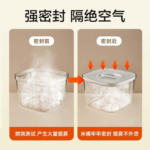 Made in Tokyo, rice buckets for home use are insect-proof and moisture-proof. Patented strong sealing rice storage box and rice cylinder (can accommodate 10 Jin Jin equal to 0.5 kg of rice)