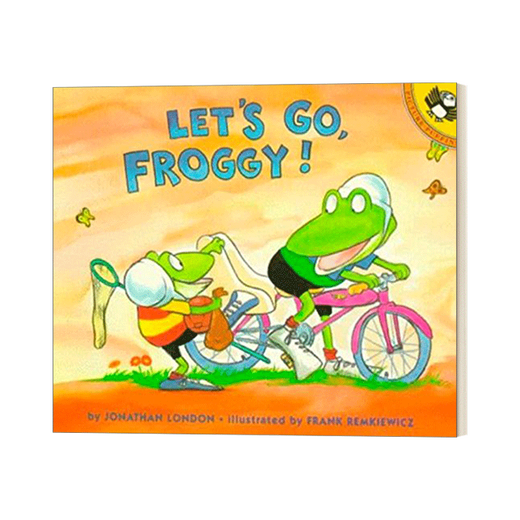 
Chong Ya Frog Xiaoji Original English version Let's Go, Froggy! English version Recommended by Wu Minlan Children's spiritual growth picture book Children's family education and education picture story book Jonathan Imported book 9780140549911