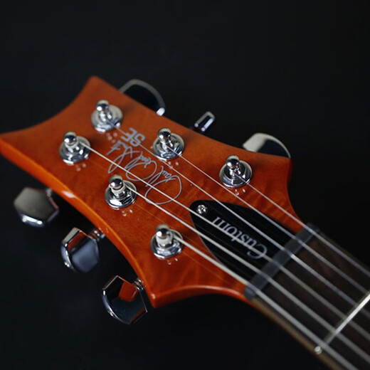 PRS电吉他SE Custom  CU44 24品摇滚演奏可切单带摇把小双摇电吉它 SE-Custom-C844VS-复古日落色
