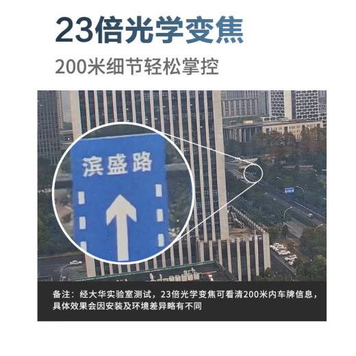 dahua大华200万网络高速球机变焦变倍高清监控摄像头室户外360度全景云台旋转全彩夜视 DH-SD6225-A-PV-i声光警戒球 全国联保