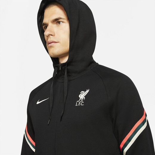 NIKE Nike Liverpool Football Casual Sports Travel Half Zipper Sweater Pullover Men DA9766-010 XL