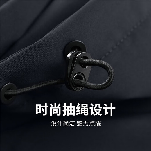 Tanzen mit dem Wolf [Goosevelt Innen unten] Abnehmbare Kapuzenjacke Herren 2025 Herbst und Winter Neue winddichte kalte warme Jacke 1049 Marine Blue 101 2xl (185)