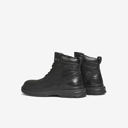 TATA) 2024 Winter Shopping Mall same fashion casual Martin boots for men's new TFN01DD4 Black (Free) 41