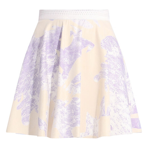 
Yoyo one (Yoyo one) girls suit summer 2025 new quick-drying sportswear children's short-sleeved skirt ice silk shorts pleated skirt 4440 yellow purple [short skirt quick-drying] 140
