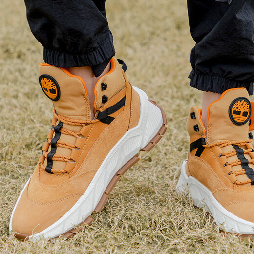 添柏岚（Timberland）男鞋休闲鞋 秋季新款户外透气运动鞋中帮靴防滑防水踢不烂马丁靴 A41GU231/宽楦 /晒图退10 42 265mm