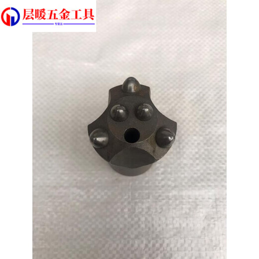 Planka 40 ball tooth drill bit cold pressure piling piling column tooth triangle plum blossom mine tunnel rock drill bit 32# 4 teeth (5 pieces)