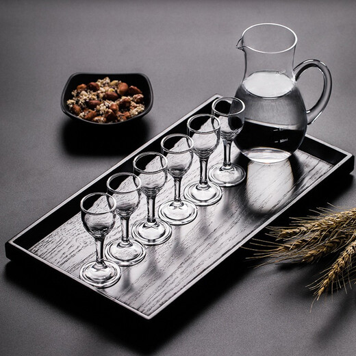 Molson crystal glass white wine dispenser red wine and foreign wine dispenser jug for home use in restaurants wine cup decanter gourd wine dispenser scale model (single) 250ml