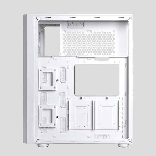 瓦尔基里(VALKYRIE）ONE VK01-W 白色 全塔强化散热台式电脑机箱 支持480水冷 TYPE-C接口 多风扇位