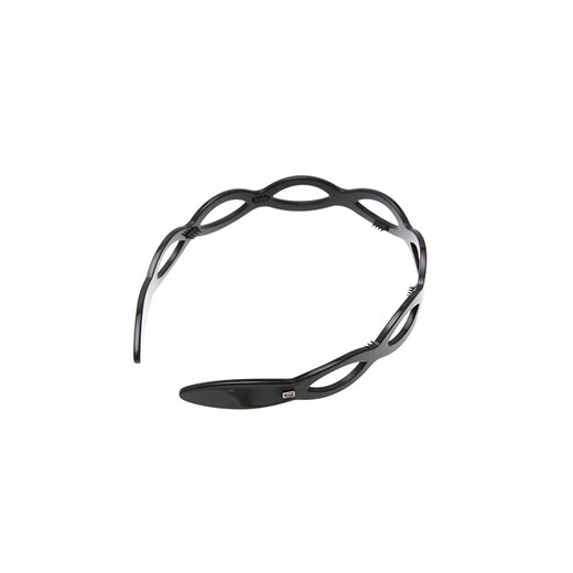 ALEXANDRE DE PARIS European and American style wavy classic headband versatile headband hair accessories for women N black