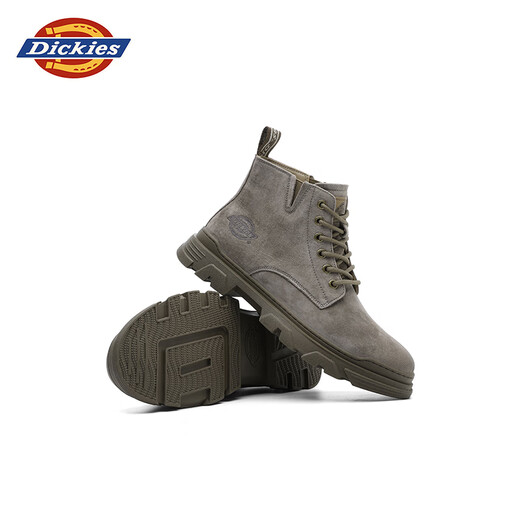 Dickies Martin Boots Herrenschuhe Herbst und Winter Neue Retro -vielseitige Stiefel Herren trendige Arbeitsstiefel High Top Herrenschuhe hellbraune Farbe 43 [eine Größe größer, geeignet für Sportschuhe 44]
