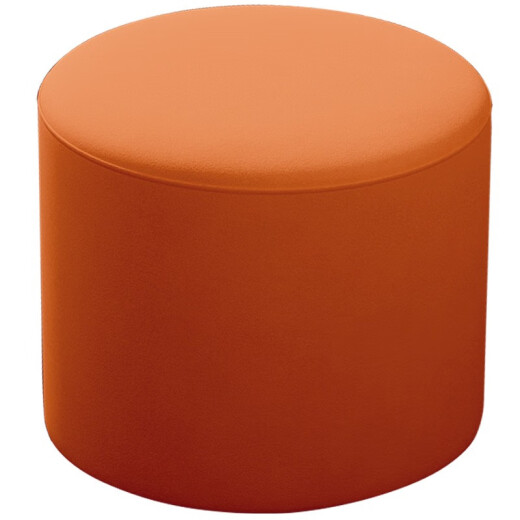 Riosto Nordic household round stool low stool simple modern creative shoe changing stool round pier footrest square stool fabric sofa stool anti-fouling leather