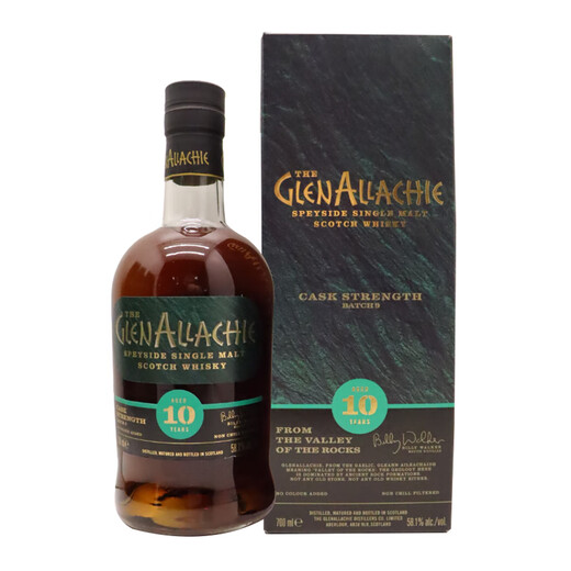Glen Allachie 10 ans Barrel Strong Ninth Edition Scotch Whisky 700ml 58,1 Boîte-cadeau degrés Vin importé