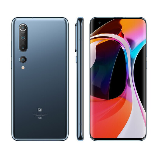 Xiaomi 10 double mode 5G Snapdragon 865 100 millions de pixels 8k Caméra cinématographique symétrique stéréo plein écran jeu 5g Mobile Phone Titanium Silver Black [Chargeur certifié 3C gratuit] 8 Go + 256 Go Network Full Connexion 95 Nouveau