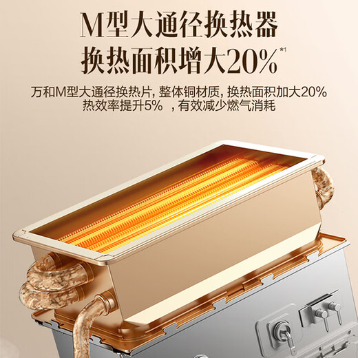 Vanward RX6, 20% national subsidy, 16 liters of natural gas for gas water heater, super energy efficient and silent, double cycle temperature control, pressurized water servo constant temperature