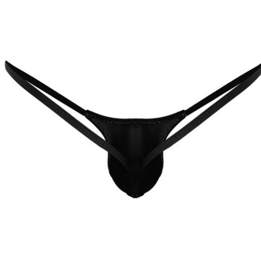 Guiruo Men's Sexy Underwear Sexy Men's T-Pants T-Pants Temptation Silk Briefs Double T-Pants M Pink