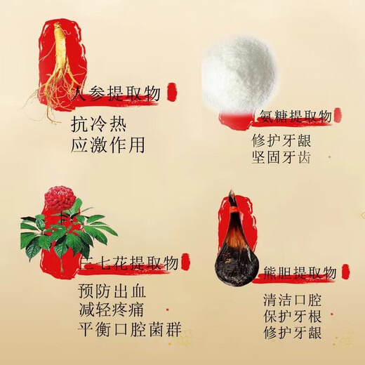 Nanjing Tongrentang Reinigung oraler Geruchsgeruch Rindfleischgift Propolis Pflege Zahnpasta Whitening Zähne frische Zahnpasta Gummi Gummis sauberes Feuer SN3878 Propolis Pflege Zahnpasta