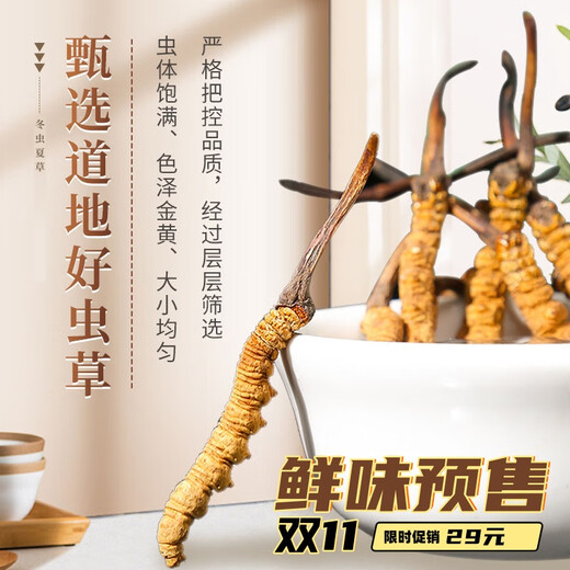 
Nagqu Cordyceps Cordyceps Cordyceps Tibetan Nagqu Cordyceps 2 gram dry goods Cordyceps gift gifts 50 gift boxes 50 gift boxes,
