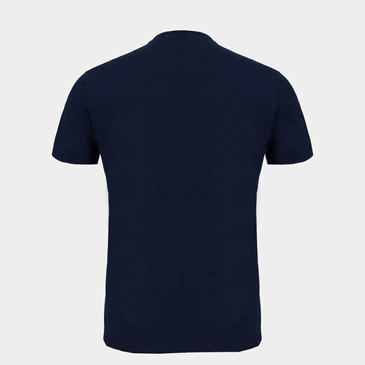 MAILYARD/Melya Short-sleeved T-shirt Mulberry Silk Business Casual Men's Summer Round Collar Quick-Drying Short T 699 Dark Blue M /48