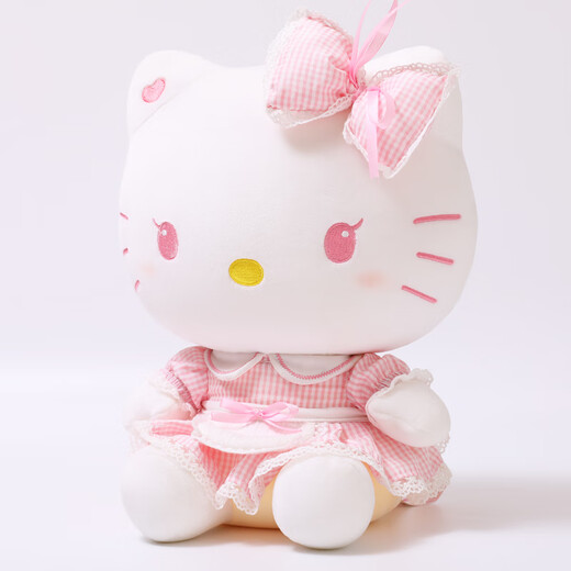 Hello Kitty Sanrio Plüsch Spielzeugkatze Doll Ornamente Puppenkissen Geburtstagsgeschenk Mädchen Kitty Cat Dolls