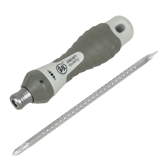 Fukuoka Tools industrial grade ratchet screwdriver one-word cross dual-purpose screwdriver retractable screwdriver screwdriver