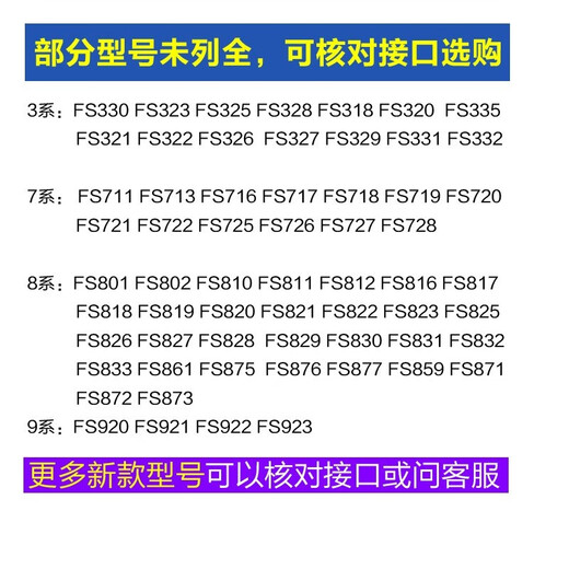 Suitable for Feike electric shaver FR6 head razor grille accessory blade mesh holder integrated (double head) replacement suitable for FS827FS828FS829FS830