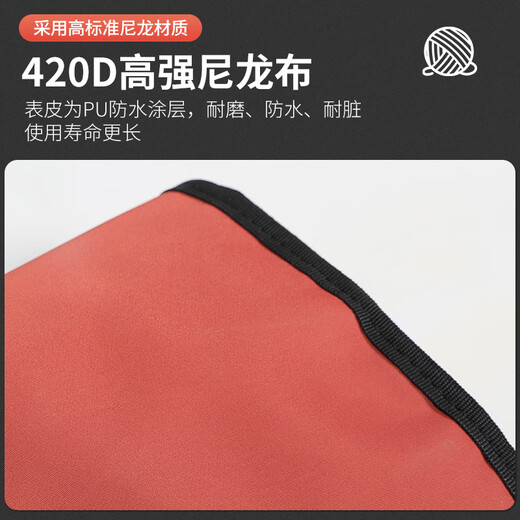 Canle storage bag rock climbing equipment storage portable main lock quick-release parts drawstring portable bundle roll anti-scratch portable black