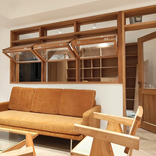 Dadaoyoutian (dadaoyoutian) folding window lift window solid wood frame sliding window Internet celebrity wardrobe casement window custom folding door window grille screen customization