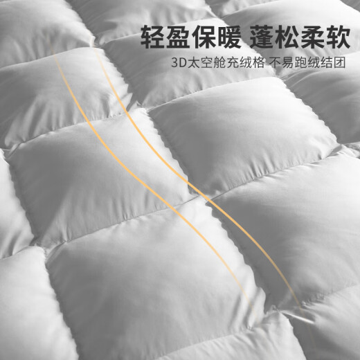 Antarctic 100% feather quilt (filling 1800g) 6Jin [Jin equals 0.5kg] 200*230cm
