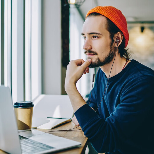 Audio-technica ATH-CKD3C wired headphones, universal Huawei and Xiaomi mobile phones, Type-C interface, black