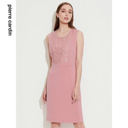 Pier Cardan Pier Cardan Women's Clothing New French French Vestido intelectual P1225D1047F0 PINK 2XL 42B (Peso sugerido 65-75 Jin [Jin equivale a 0.5 kg])