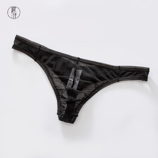 IOSN Herrenunterwäsche Herren transparent Mesh Tanga Sexy Trendy Herrenunterwäsche weiß m