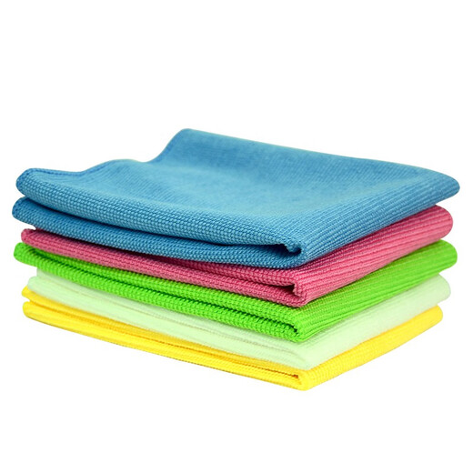 Beijingjie dust-free rag food and pharmaceutical factory lint-free towel clean area gmp workshop microfiber water-absorbent lint-free rag blue 30*30CM 5 pack