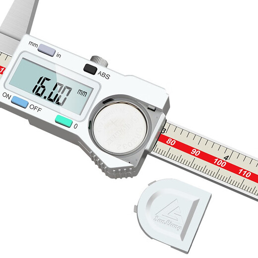 Three-quantity electronic depth gauge with table, high-precision digital display depth vernier caliper 0-150mm0-200-300 JD086 digital display 0-300mm (removable needle)