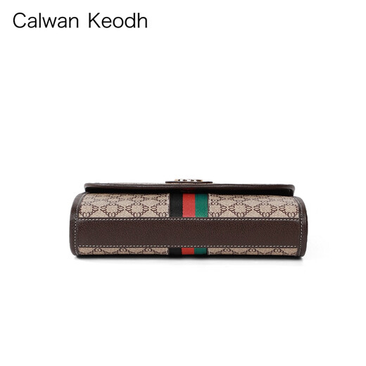 
CALWAN KEODH official website bag women's bag new style ck style crossbody small square bag versatile birthday gift for girlfriend wife [Coffee color] light luxury brand fashion printed bag practical and heart-wrenching girl girlfriend