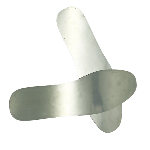 Sifeng anti-sting stainless steel insole thickened steel plate metal iron sheet anti-tie foot anti-nail artifact special hard soles for construction site stainless steel [1 pair] 36
