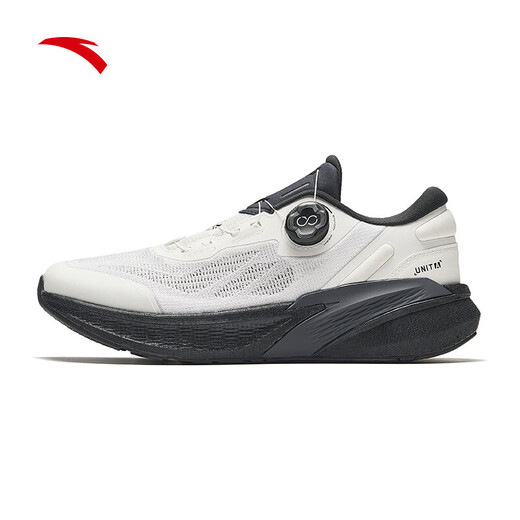 ANTA Burning MAX丨Men's Shoes Training Shoes Spring Fitness Squat Shoes Strength Training Sports Shoes for Men Lace-Free Papery White/Ink Gray-5 40