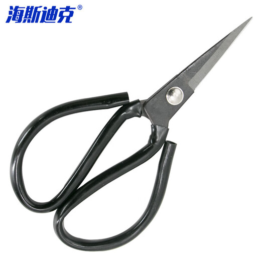 Piclas de Haysdik Industrial Manejo de plástico negro de cuero de acero de carbono Embalaje de cuero y tijeras de corte de acero inoxidable Cuchillo de cocina A3 (3 órdenes) HK-677