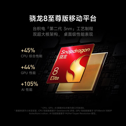 Xiaomi (MI) Xiaomi Xiaomi 15 Leica optical lens Lossless zoom Snapdragon 8 Supreme Dragon Crystal Glass 120HZ High Brush 16GB+1TB Black 5G Mobile Phone