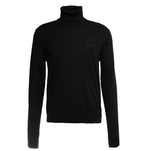VERSACE JEANS COUTURE 范思哲 男士腈纶混纺高领针织羊毛衫 B5GSB829 56622 253 蓝色 2XL