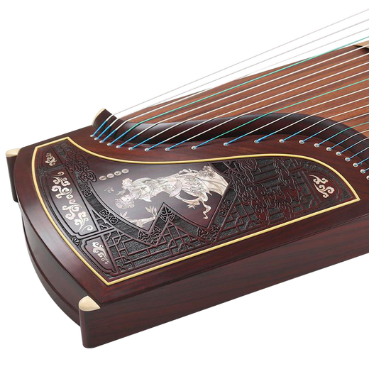 Dunhuang brand guzheng 698 series adult high-end performance rated Guzheng Shanghai National Musical Instruments Factory 1 698FL Qinmeng Honglou